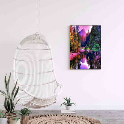 Mountain Water - Full Round Drill Diamond Painting 40*50CM