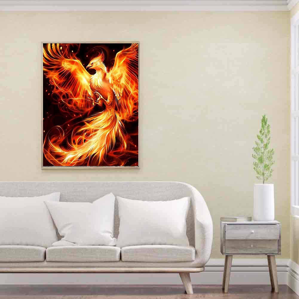 Fire Animal - Full Round Drill Diamond Painting 30*40CM