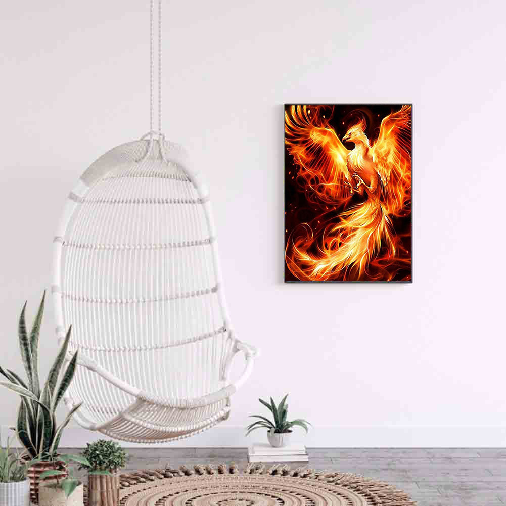 Fire Animal - Full Round Drill Diamond Painting 30*40CM