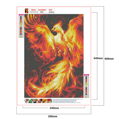 Fire Animal - Full Round Drill Diamond Painting 30*40CM