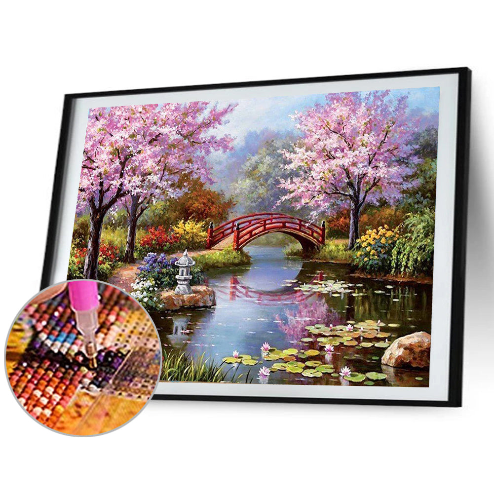 Flower Grass - Full Round Drill Diamond Painting 40*50CM