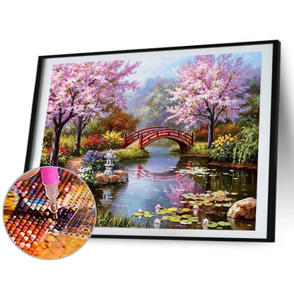 Flower Grass - Full Round Drill Diamond Painting 40*50CM