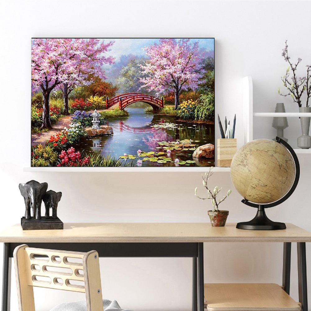 Flower Grass - Full Round Drill Diamond Painting 40*50CM
