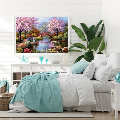 Flower Grass - Full Round Drill Diamond Painting 40*50CM