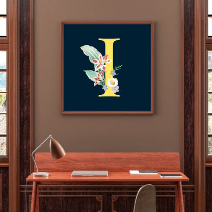 Sunflower Letter - Full Round Drill Diamond Painting 30*30CM