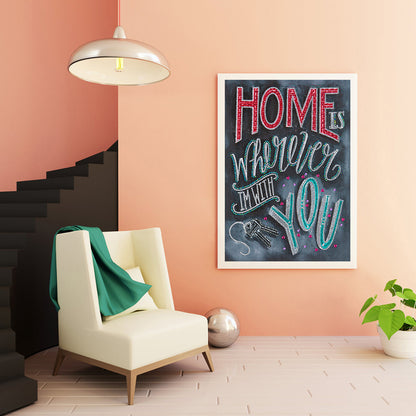 English Letter - Special Shaped Drill Diamond Painting 30*40CM