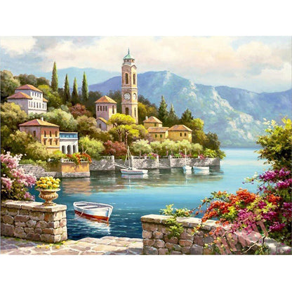 Beautiful Scenery - Full Round Drill Diamond Painting 60*50CM