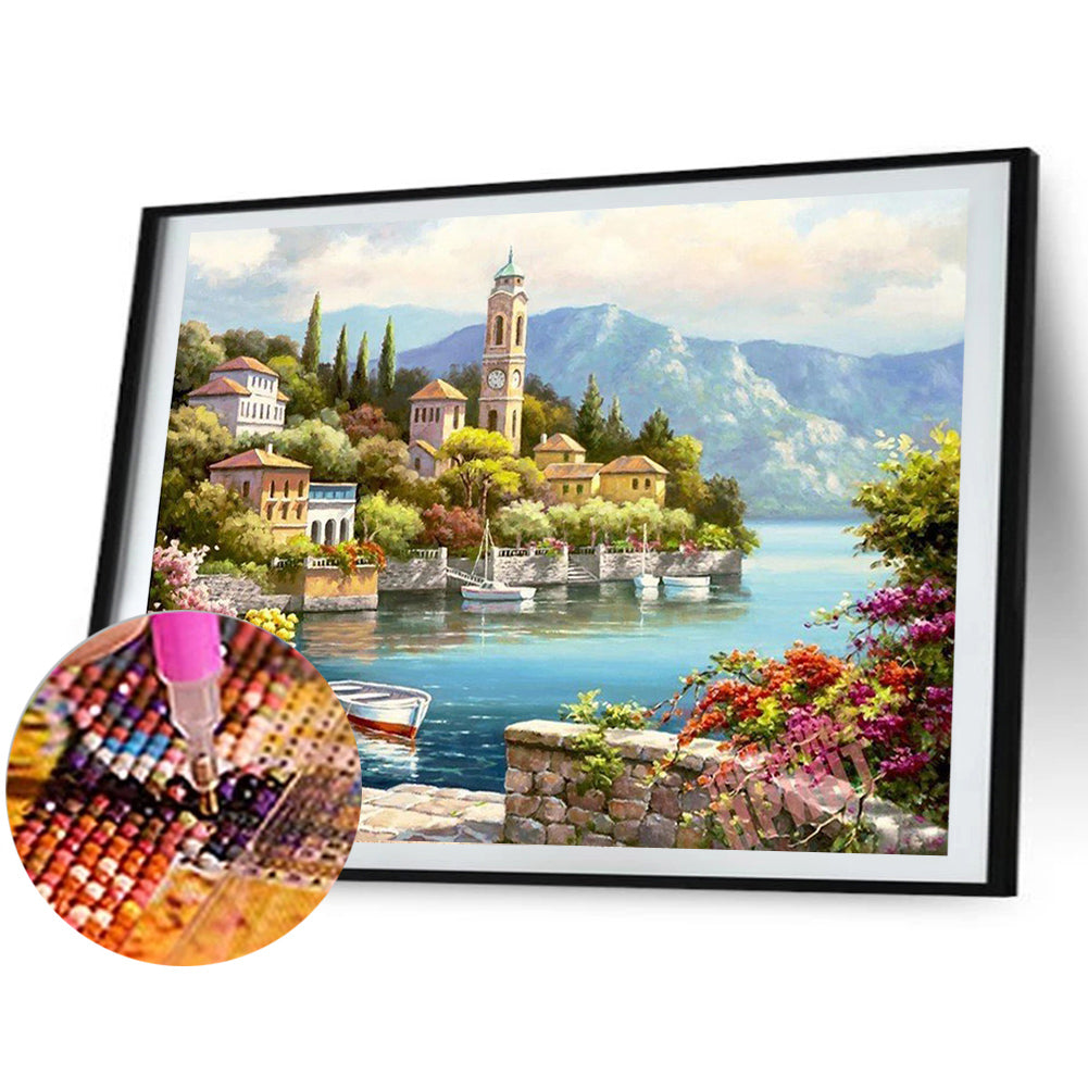 Beautiful Scenery - Full Round Drill Diamond Painting 60*50CM