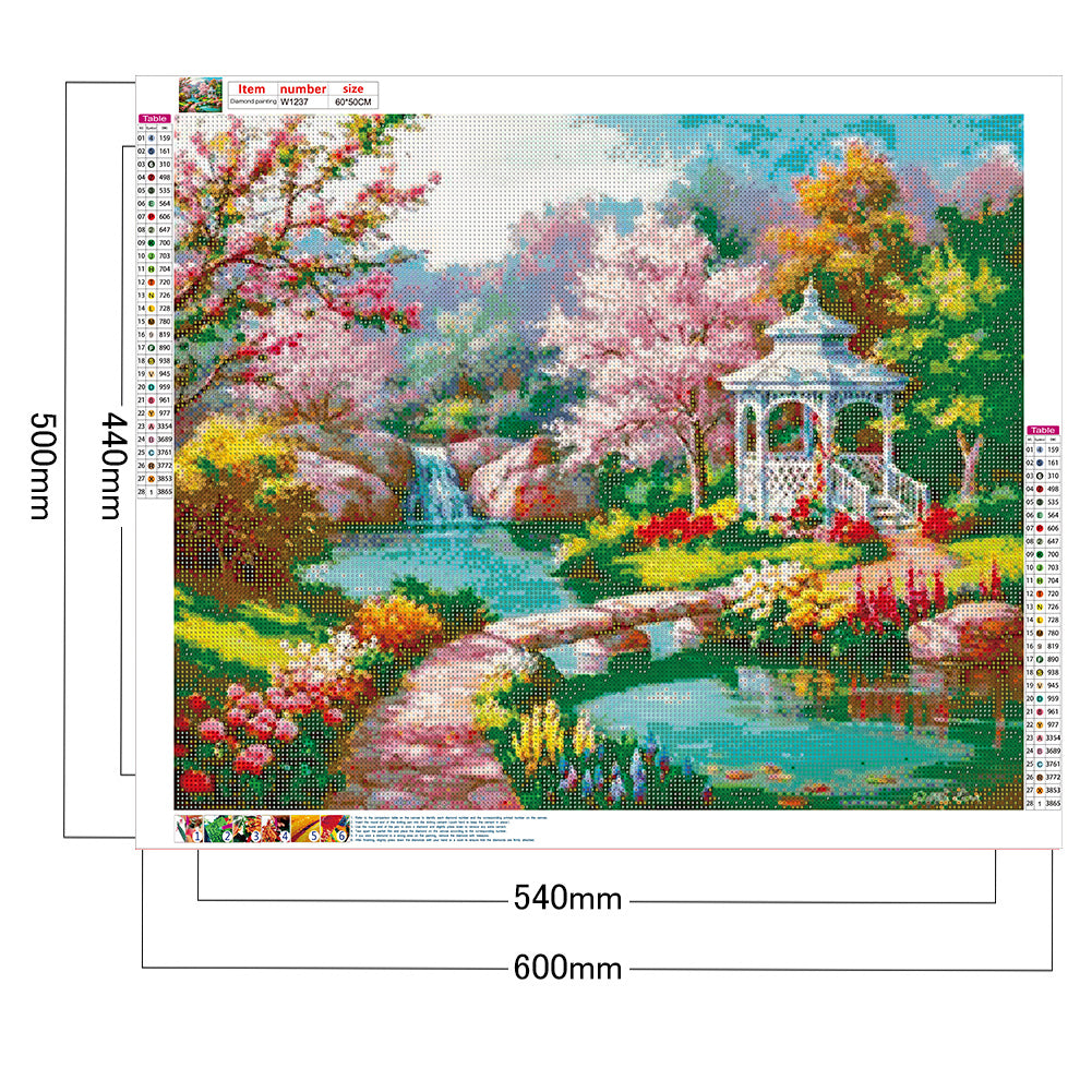 Beautiful Scenery - Full Round Drill Diamond Painting 60*50CM