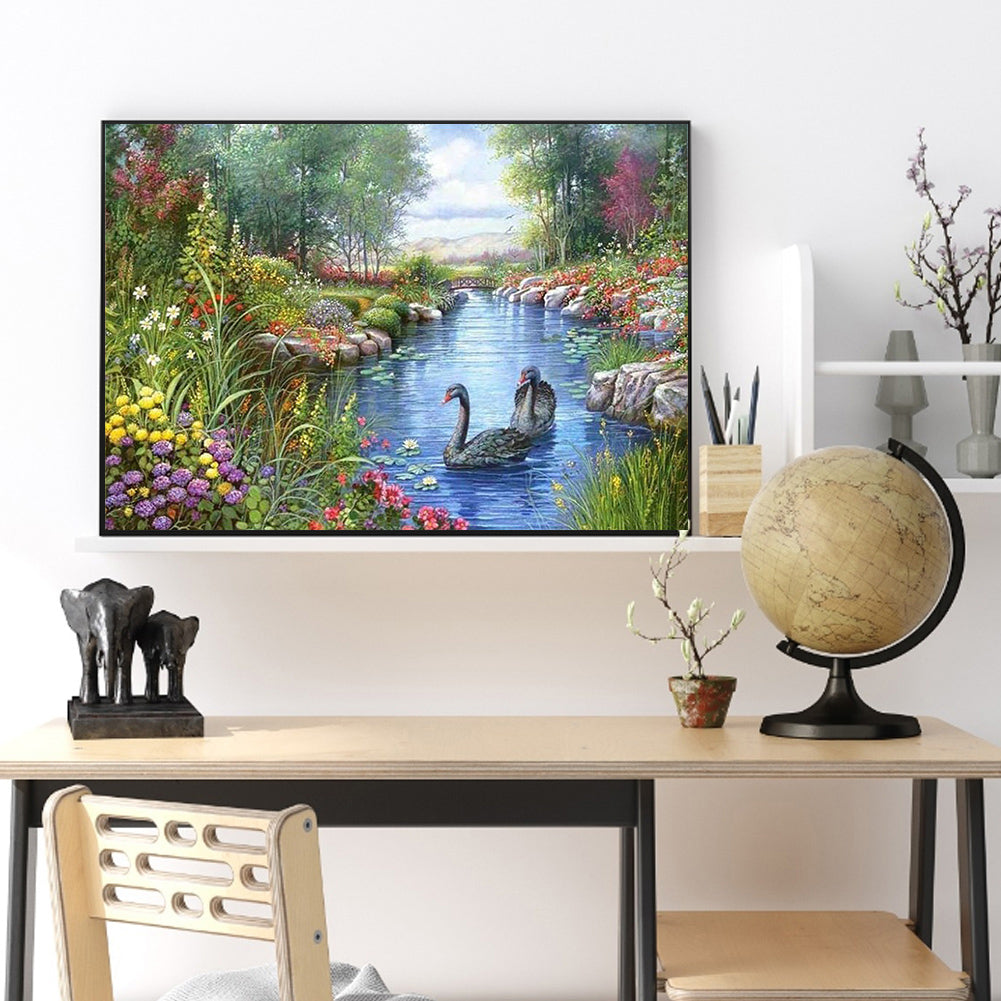 Beautiful Scenery - Full Round Drill Diamond Painting 60*50CM