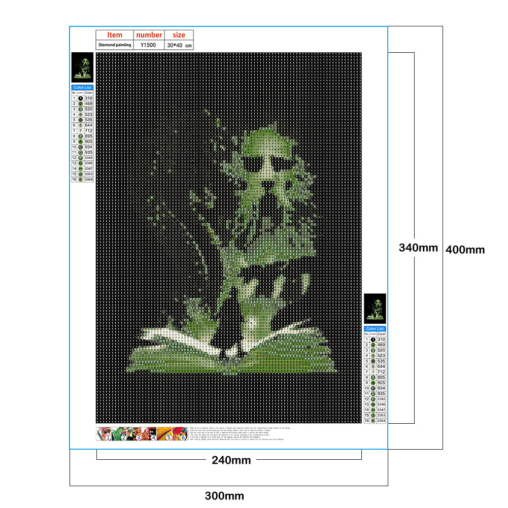 Monster - Full Round Drill Diamond Painting 30*40CM