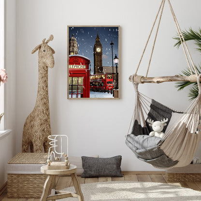 Night View - Full Round Drill Diamond Painting 30*40CM