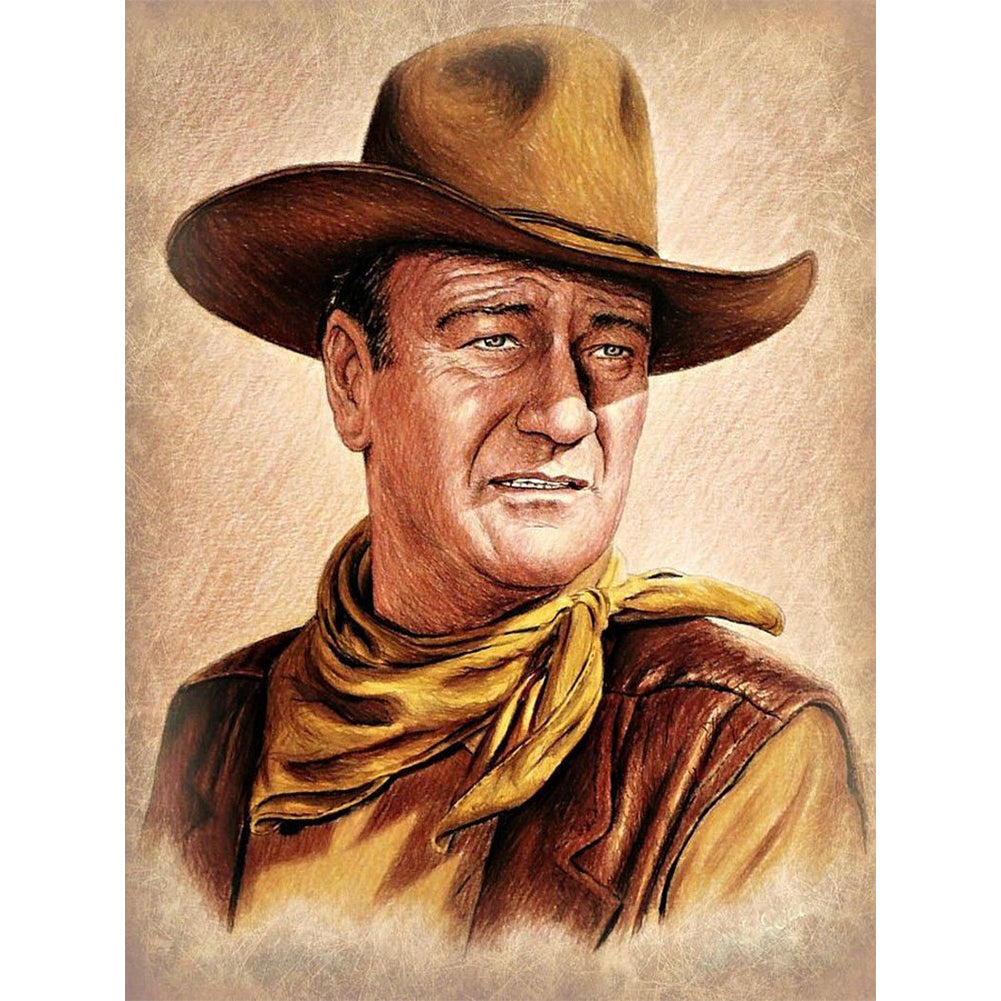 Cool Cowboy - Full Round Drill Diamond Painting 50*60CM