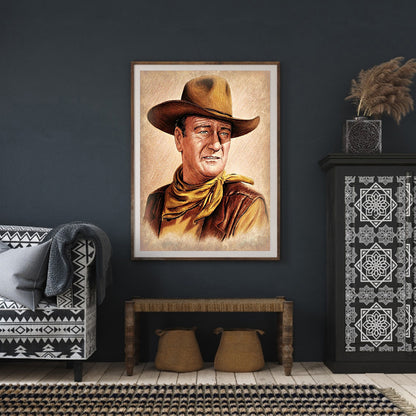 Cool Cowboy - Full Round Drill Diamond Painting 50*60CM