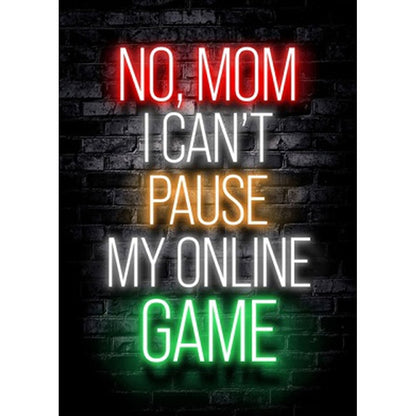 Colorful Letter - Full Round Drill Diamond Painting 30*40CM