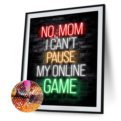 Colorful Letter - Full Round Drill Diamond Painting 30*40CM