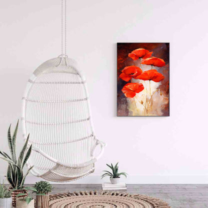 Shining Flowers - Full Round Drill Diamond Painting 30*40CM