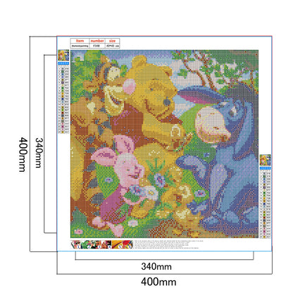 Bear - Full Square Drill Diamond Painting 40*40CM