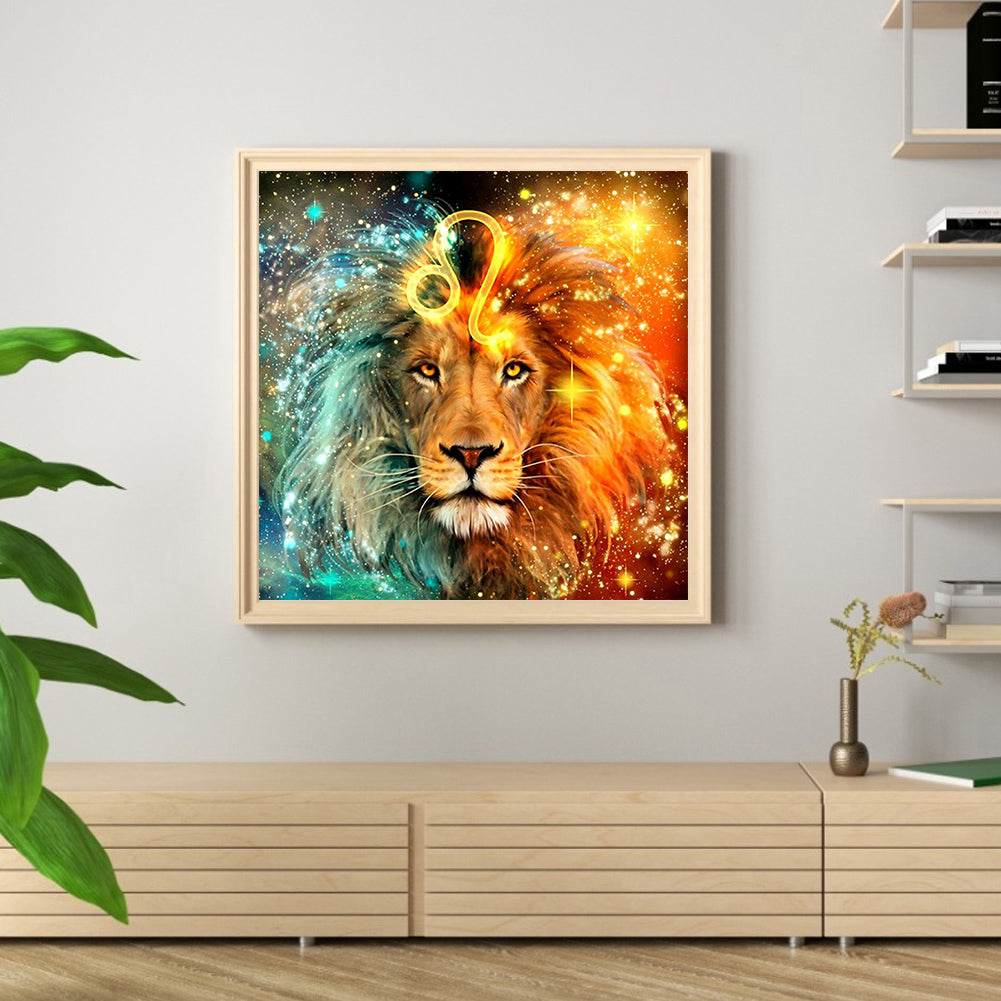 Lion - Full Square Drill Diamond Painting 30*30CM