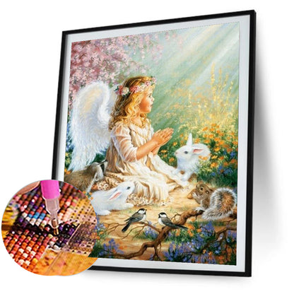 Little Angel - Full Round Drill Diamond Painting 30*40CM