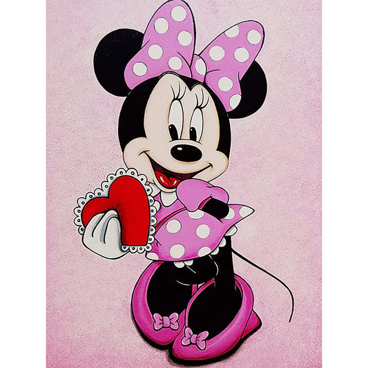 Mouse Cartoon - Full Round Drill Diamond Painting 30*40CM