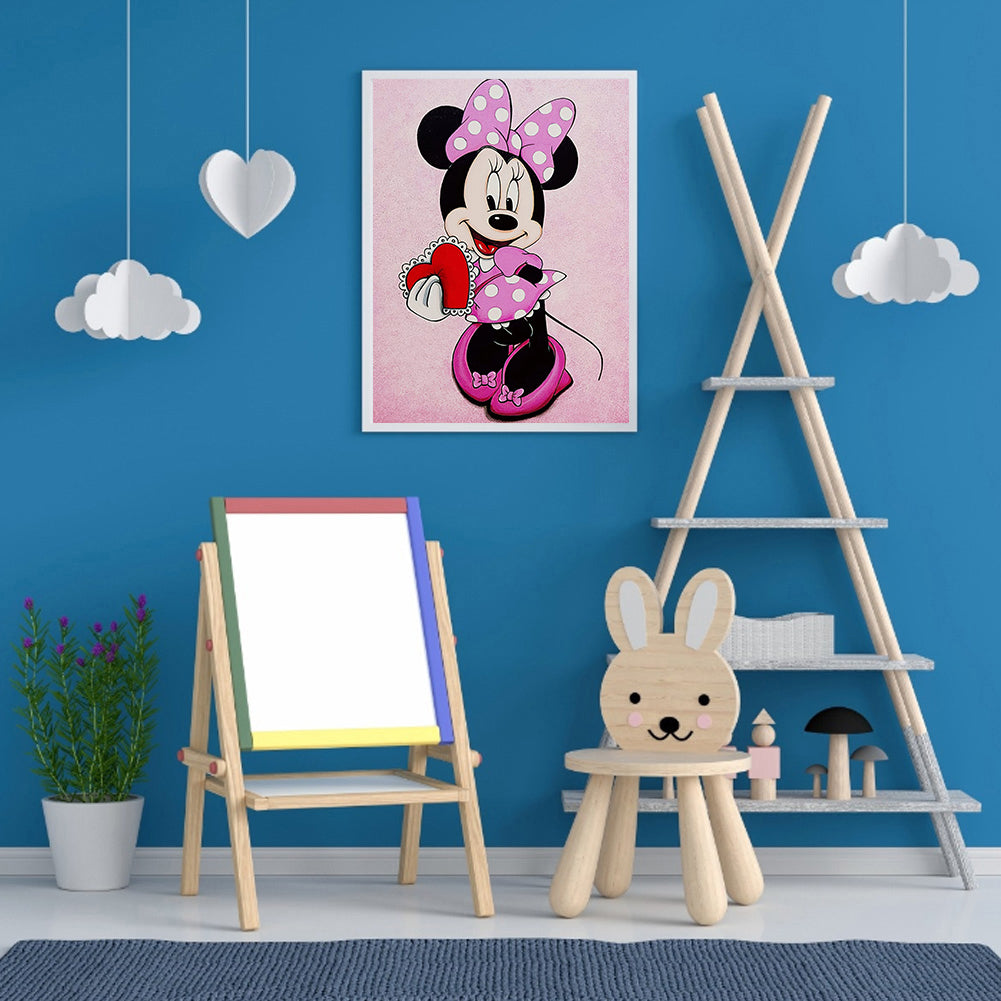 Mouse Cartoon - Full Round Drill Diamond Painting 30*40CM