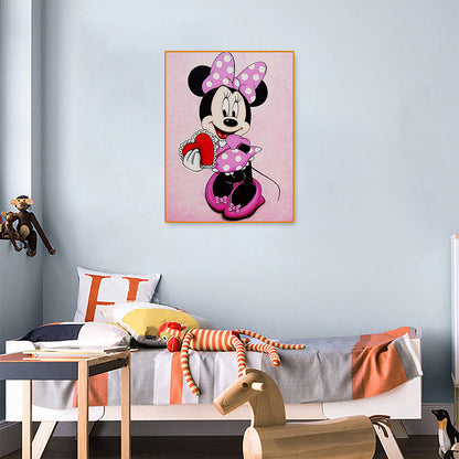 Mouse Cartoon - Full Round Drill Diamond Painting 30*40CM