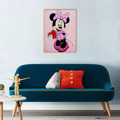 Mouse Cartoon - Full Round Drill Diamond Painting 30*40CM