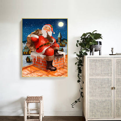 Santa - Full Round Drill Diamond Painting 40*50CM