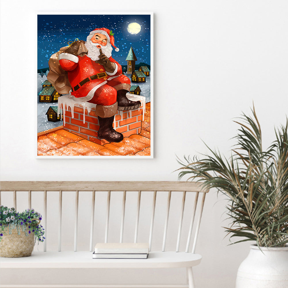 Santa - Full Round Drill Diamond Painting 40*50CM