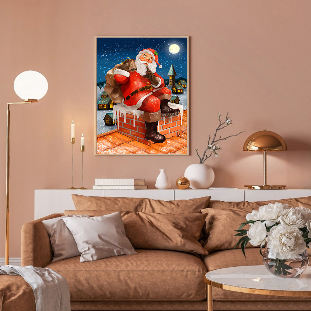 Santa - Full Round Drill Diamond Painting 40*50CM