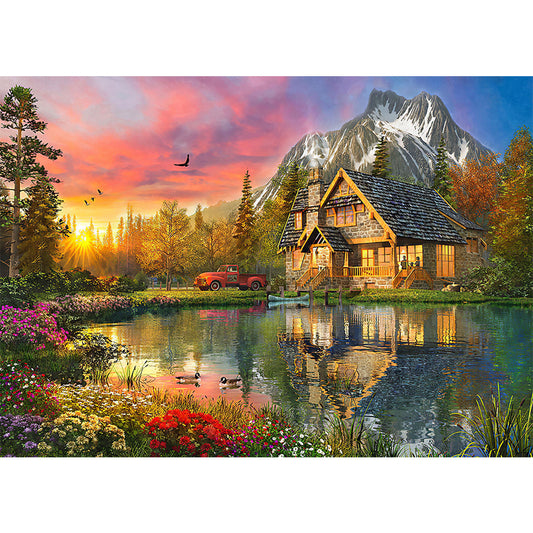 River House - Full Round Drill Diamond Painting 40*30CM