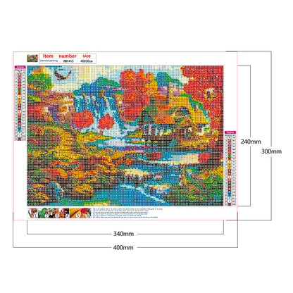 River House - Full Round Drill Diamond Painting 40*30CM