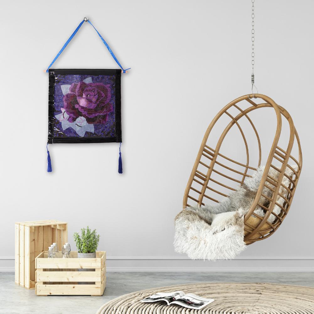 2xDiamond Decorative Painting Wooden Photo Frames DIY Poster Hanger Art (D)