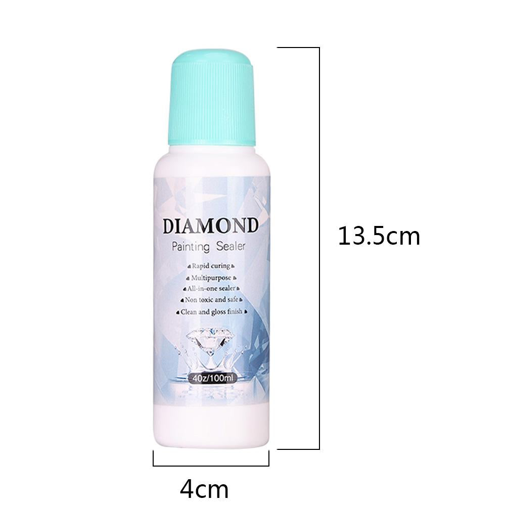 5x100ml Diamond Painting Sealer Conserver Permanent Hold Shine Effect Agent