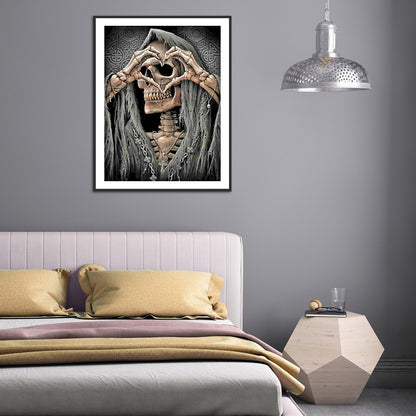 Skull Witch - Full Round Drill Diamond Painting 40*50CM