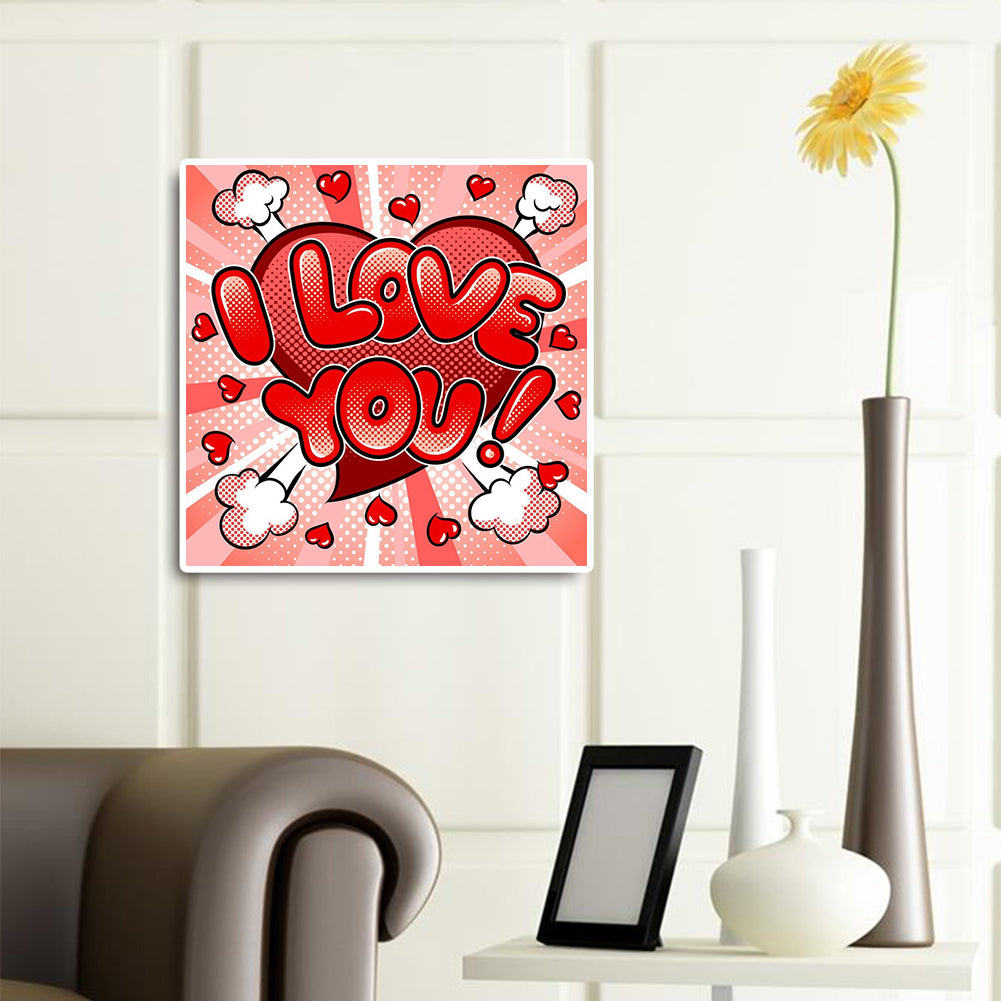 Pink Car - Full Round Drill Diamond Painting 30*30CM