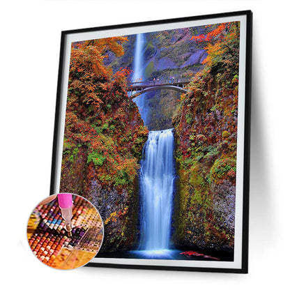 Waterfall - Full Round Drill Diamond Painting 50*60CM