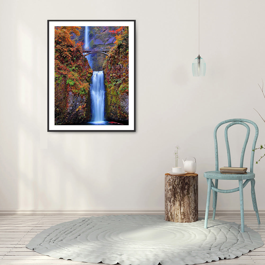 Waterfall - Full Round Drill Diamond Painting 50*60CM