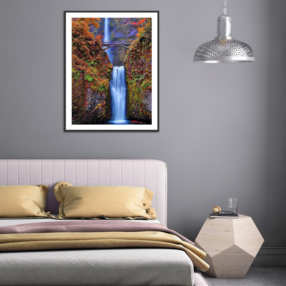 Waterfall - Full Round Drill Diamond Painting 50*60CM