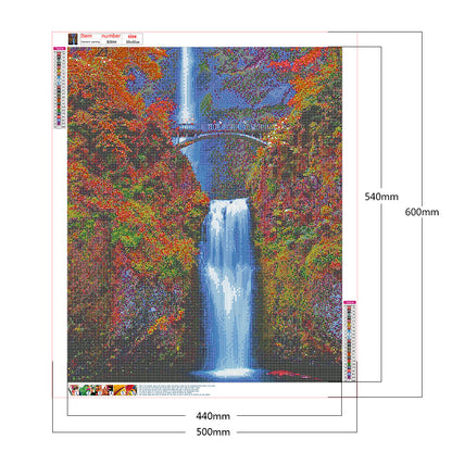 Waterfall - Full Round Drill Diamond Painting 50*60CM