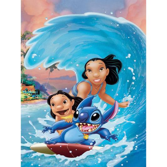 Stitch - Full Round Drill Diamond Painting 30*40CM