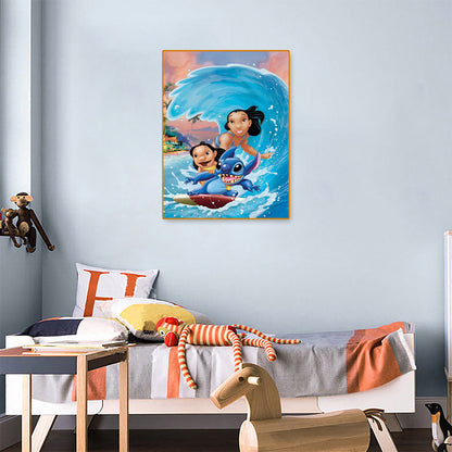 Stitch - Full Round Drill Diamond Painting 30*40CM