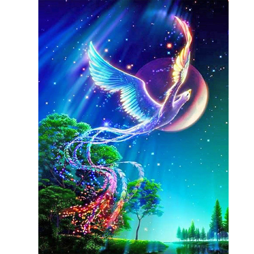 Air Phoenix - Full Round Drill Diamond Painting 30*40CM