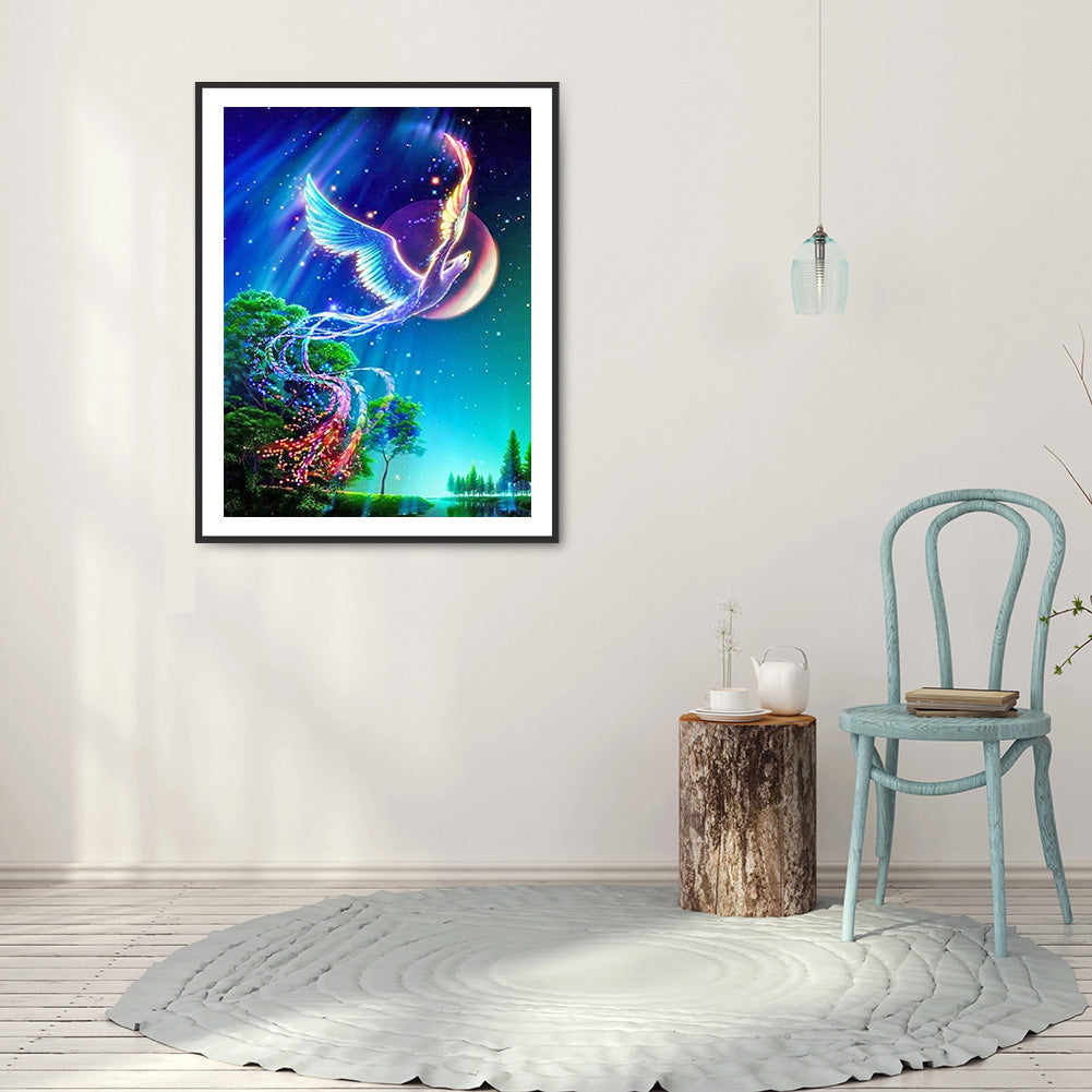 Air Phoenix - Full Round Drill Diamond Painting 30*40CM