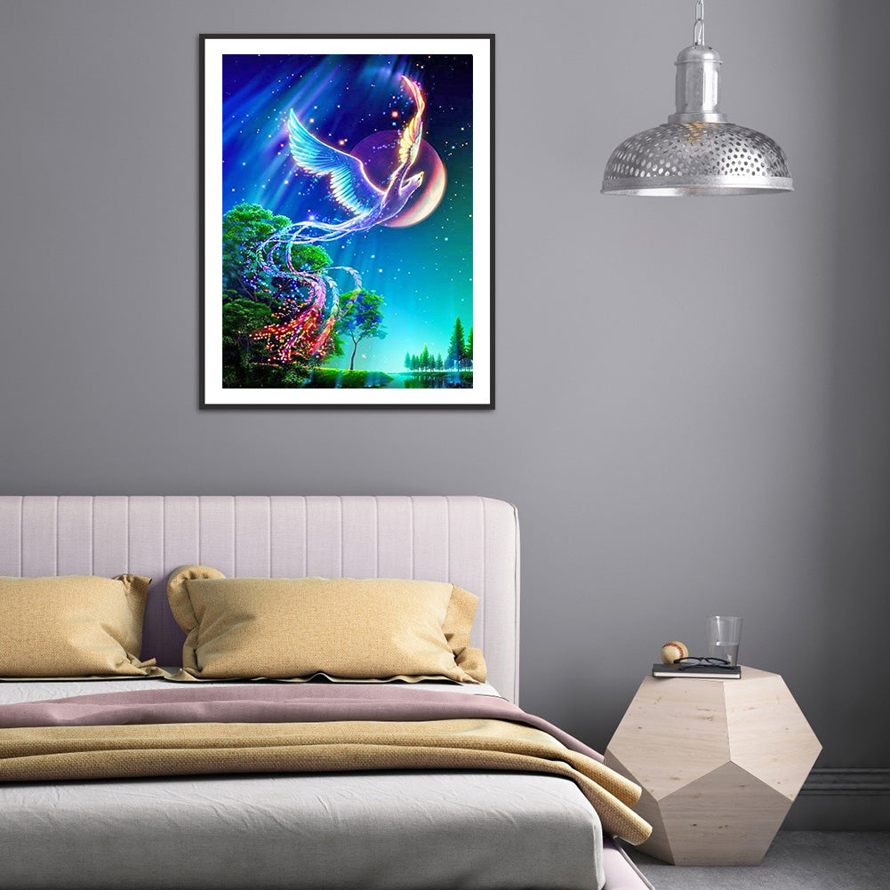 Air Phoenix - Full Round Drill Diamond Painting 30*40CM