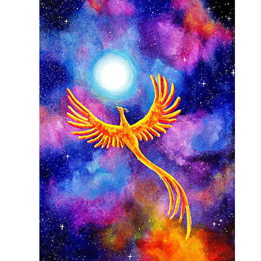 Air Phoenix - Full Round Drill Diamond Painting 30*40CM