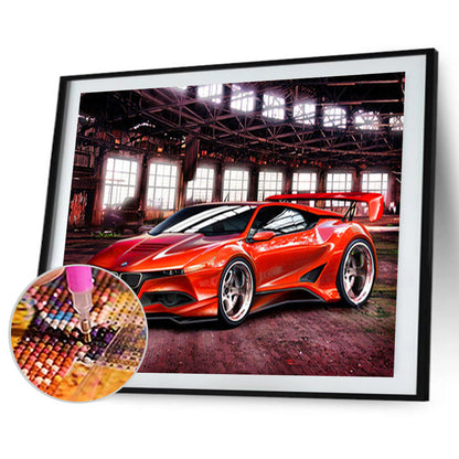 Car - Full Round Drill Diamond Painting 40*30CM