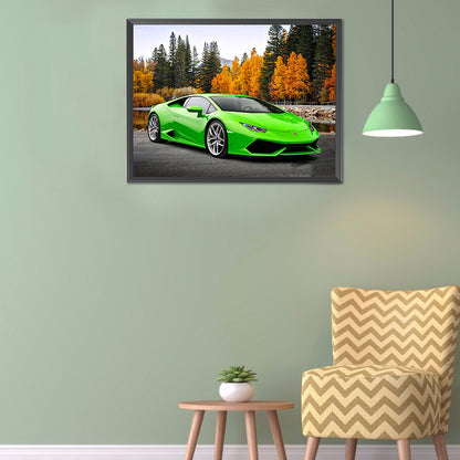 Car - Full Round Drill Diamond Painting 40*30CM