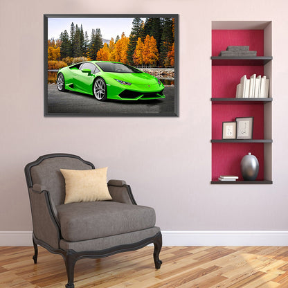 Car - Full Round Drill Diamond Painting 40*30CM